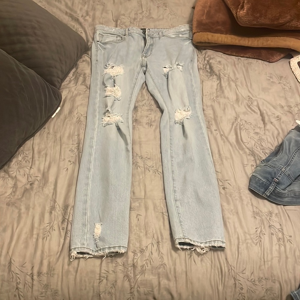 forever 21 slim fit light blue jeans brand new never worn